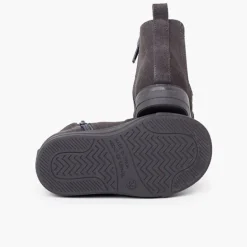Menina Pisamonas Botas Sola Grossa Fecho-Eclair E Elastico Criancas