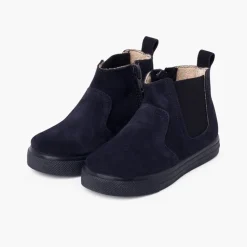 Menina Pisamonas Botas Sola Grossa Fecho-Eclair E Elastico Criancas