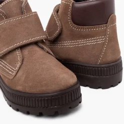 Menina Pisamonas Botas Sola Track Fecho Aderente Pespontos