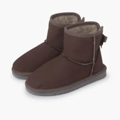 Menina Pisamonas Botas Tipo Australianas Laco Lateral