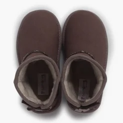 Menina Pisamonas Botas Tipo Australianas Laco Lateral