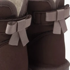 Menina Pisamonas Botas Tipo Australianas Laco Lateral