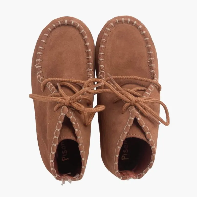 Menino Pisamonas Botas Tipo Moicanas Camurca Crianca