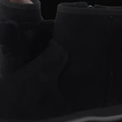 Menina Pisamonas Botins Com Laco Veludo E Fecho-Eclair