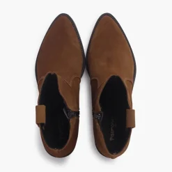 Menina Pisamonas Botins Cowboy Camurca