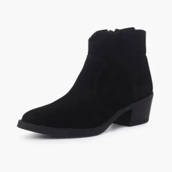 Menina Pisamonas Botins Cowboy Camurca