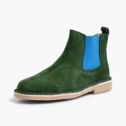 Menina Pisamonas Botins De Camurca Criancas & Mulher Com Elasticos De Cores