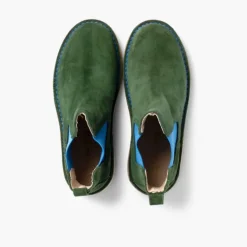 Menina Pisamonas Botins De Camurca Criancas & Mulher Com Elasticos De Cores