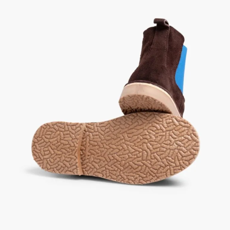 Menina Pisamonas Botins De Camurca Criancas & Mulher Com Elasticos De Cores