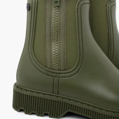 Menina Pisamonas Botins Galocha Crianca E Mulher Fecho-Eclair Lateral