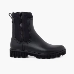 Menina Pisamonas Botins Galocha Crianca E Mulher Fecho-Eclair Lateral