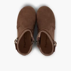 Menina Pisamonas Botins Menina Fivela Com Fecho-Eclair