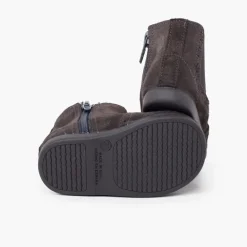 Menino Pisamonas Botins Picotados Menina Fecho-Eclair E Elastico