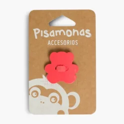 Pisamonas Elastico Cabelo Meninas Aplique Ursinho