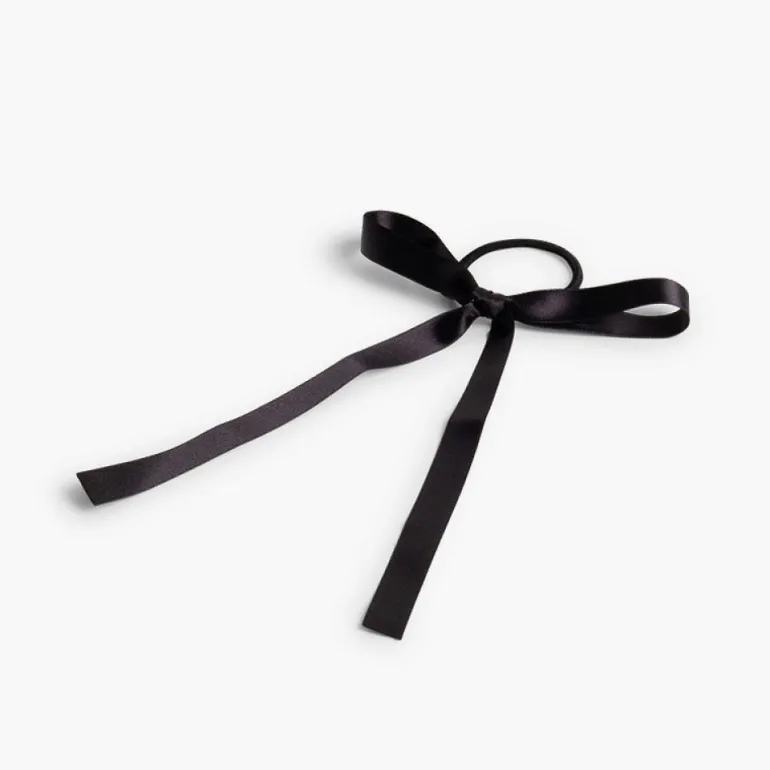 Pisamonas Elastico De Cabelo Com Laco De Cetim