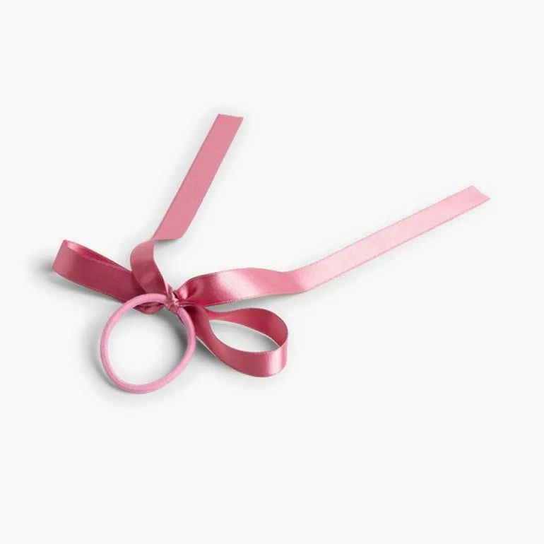 Pisamonas Elastico De Cabelo Com Laco De Cetim