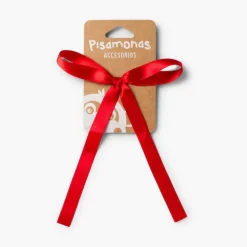 Pisamonas Elastico De Cabelo Com Laco De Cetim