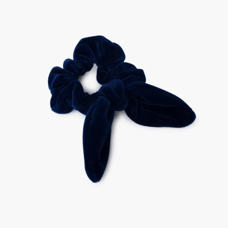 Pisamonas Elastico De Cabelo Scrunchie Veludo Com Laco