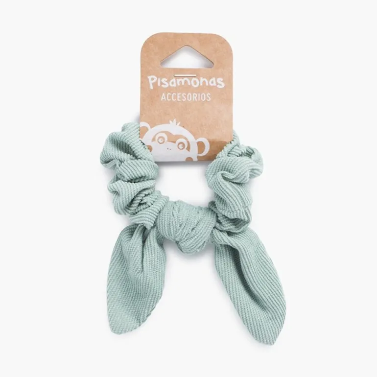 Pisamonas Elastico De Cabelo Scrunchie Micro Bombazine Glitter Com Laco