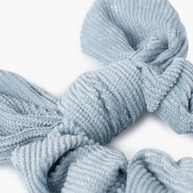 Pisamonas Elastico De Cabelo Scrunchie Micro Bombazine Glitter Com Laco