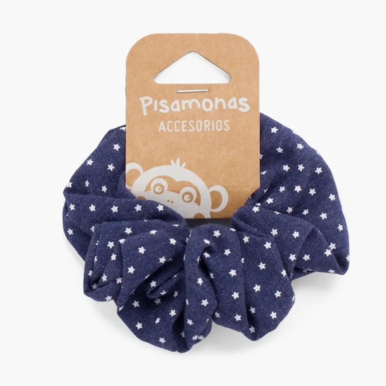 Pisamonas Elastico De Cabelo Tecido Estrelinhas