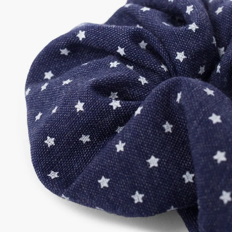 Pisamonas Elastico De Cabelo Tecido Estrelinhas