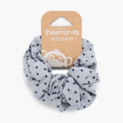 Pisamonas Elastico De Cabelo Tecido Estrelinhas