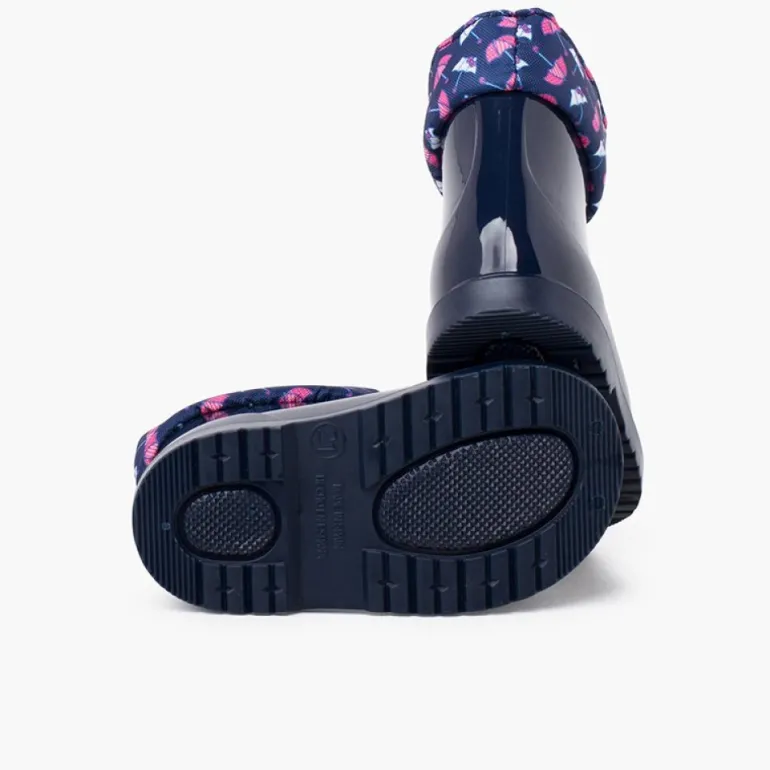 Menina Pisamonas Galochas Hello Kitty Cano Baixo