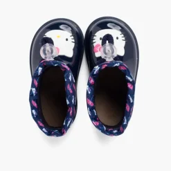 Menina Pisamonas Galochas Hello Kitty Cano Baixo