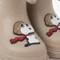Menina Pisamonas Galochas Snoopy Rebordo Ajustavel