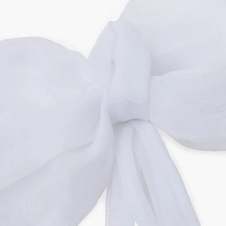 Pisamonas Gancho Pente Laco Organza Fitas