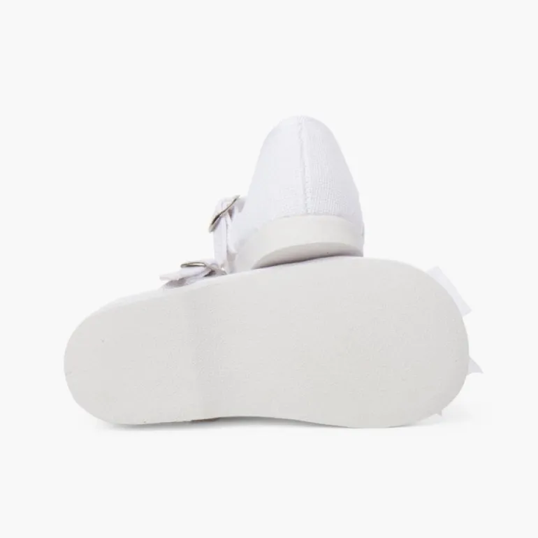 Menina Pisamonas Mercedita Linho Fivela Laco Organza