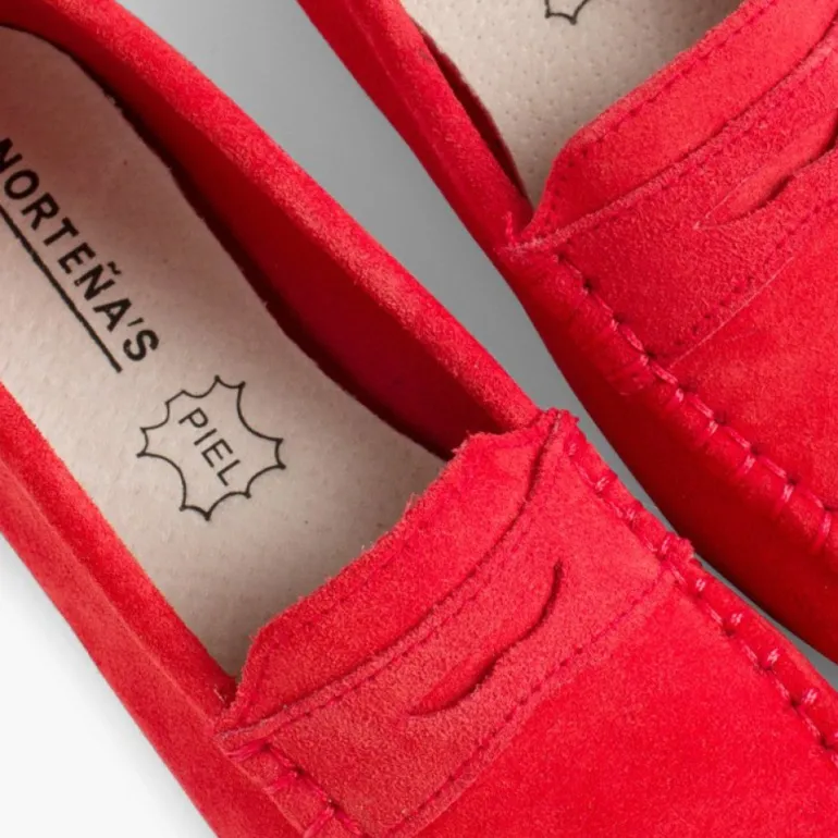 Menino Pisamonas Mocassim De Camurca Nortenas