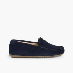 Menino Pisamonas Mocassins Camurca