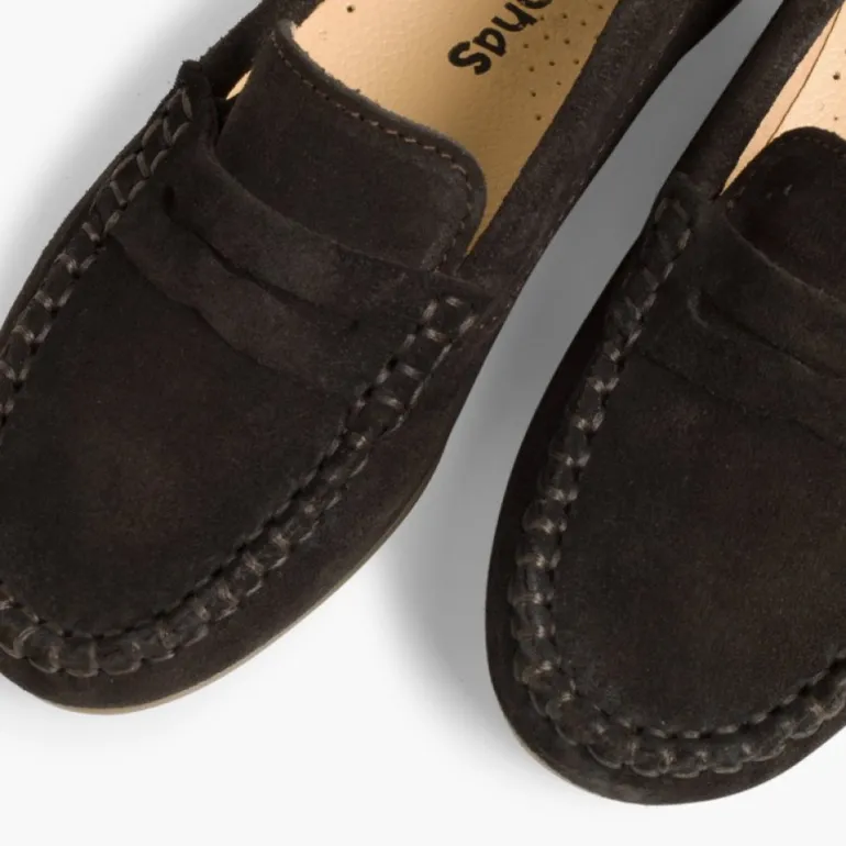 Menino Pisamonas Mocassins Camurca