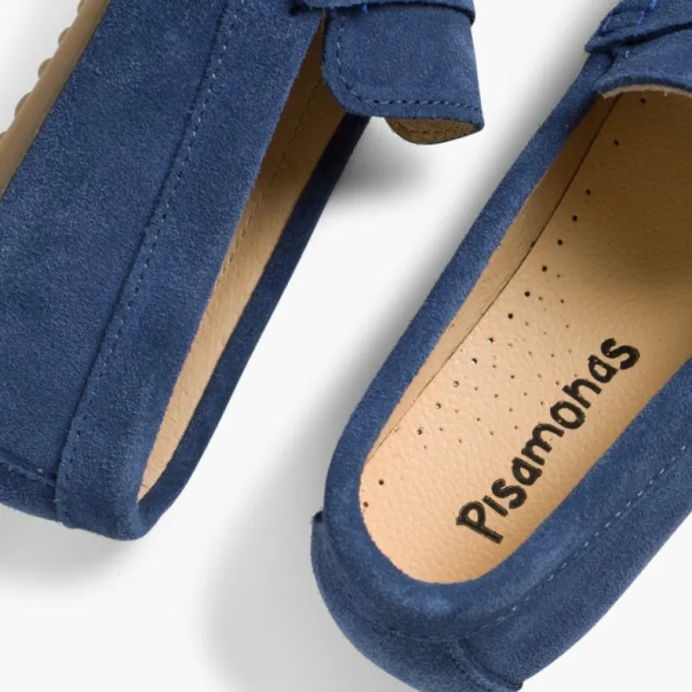 Menino Pisamonas Mocassins Camurca