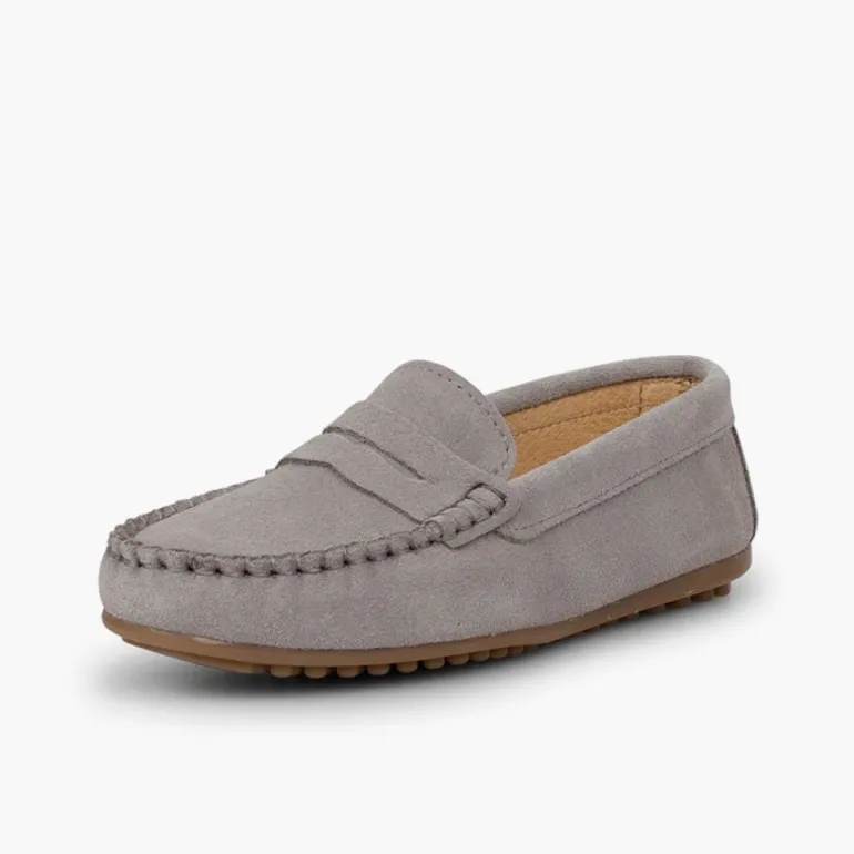 Menino Pisamonas Mocassins Camurca