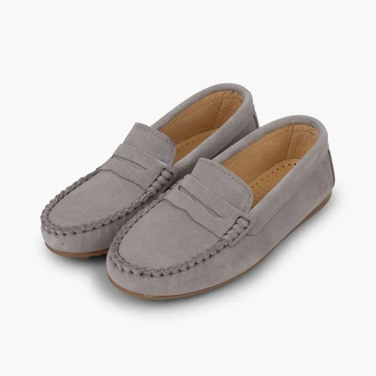 Menino Pisamonas Mocassins Camurca