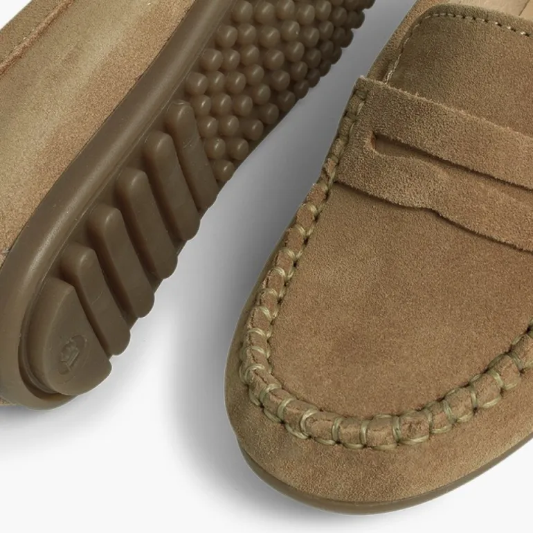Menino Pisamonas Mocassins Camurca