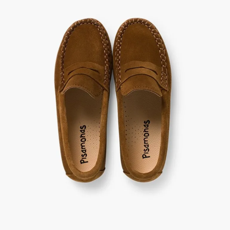 Menino Pisamonas Mocassins Camurca