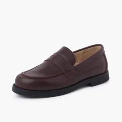 Menino Pisamonas Mocassins Colegiais Azul Marinho/Preto