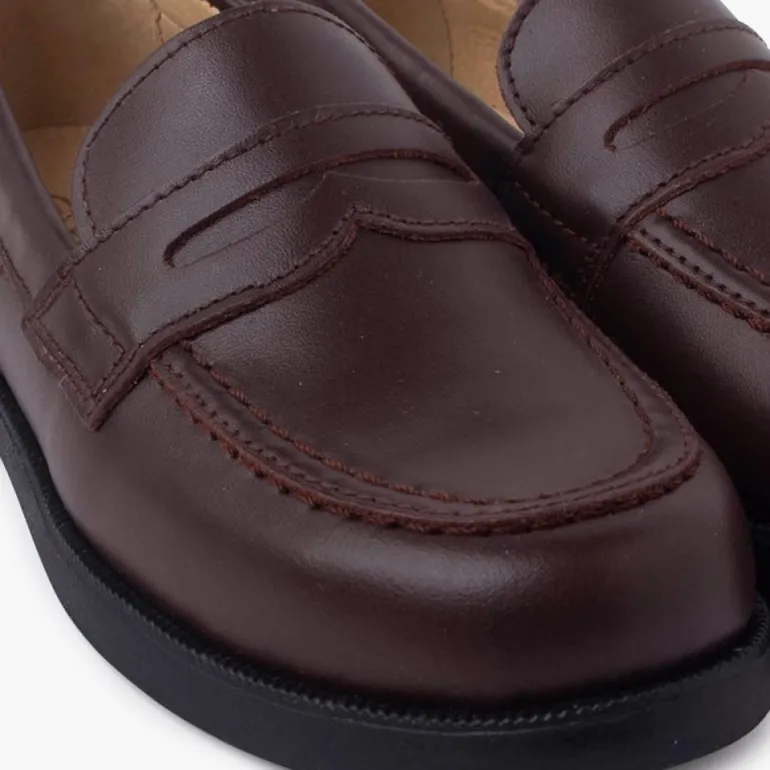 Menino Pisamonas Mocassins Colegiais Azul Marinho/Preto