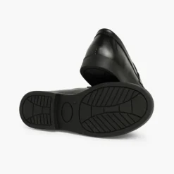 Menino Pisamonas Mocassins Colegiais Azul Marinho/Preto