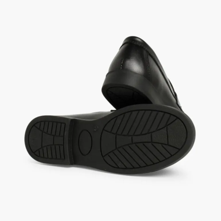 Menino Pisamonas Mocassins Colegiais Azul Marinho/Preto