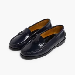 Menina Pisamonas Mocassins Menina Colegio Pele