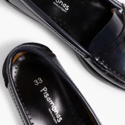 Menina Pisamonas Mocassins Menina Colegio Pele