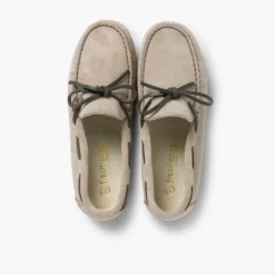 Menino Pisamonas Mocassins Menino Camurca Atacador Quadrado