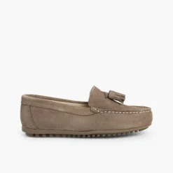 Menino Pisamonas Mocassins Menino Camurca Berloques