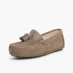 Menino Pisamonas Mocassins Menino Camurca Berloques