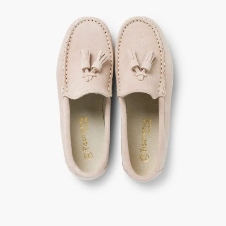 Menino Pisamonas Mocassins Menino Camurca Berloques